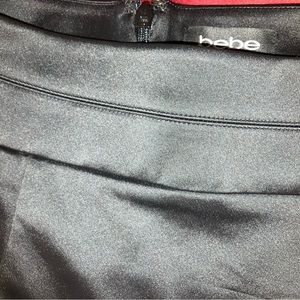 Bebe Satin Skirt Midi Size 4